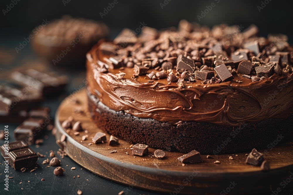 beautiful decorated cake design professional advertising food photography