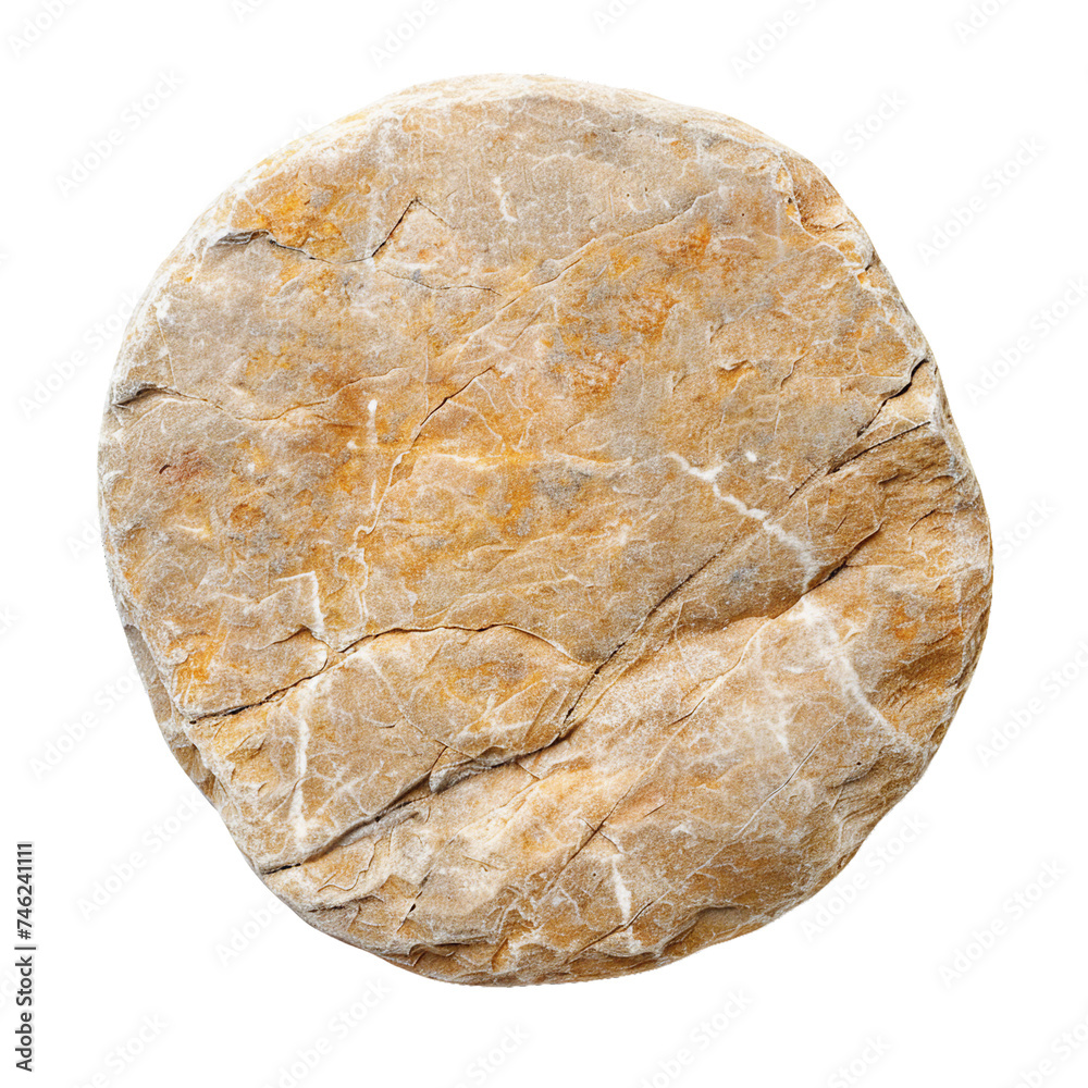 Baking stone, transparent background, isolated image, generative AI Baking stone, transparent background, isolated image, generative AI