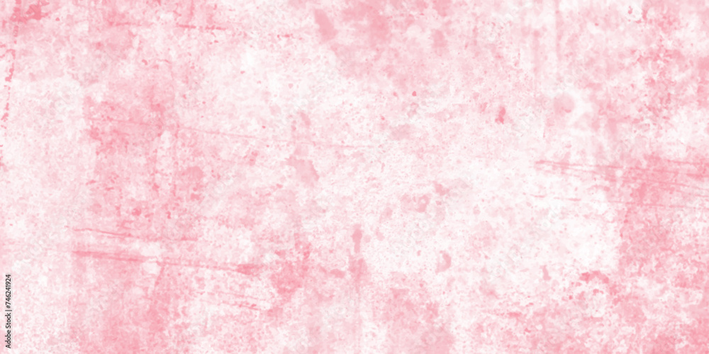 Pink grunge backdrop Old pink distressed wall background. Designed grunge paper texture, background. Pink rose tone background or texture and gradients shadow paper template design texture background.
