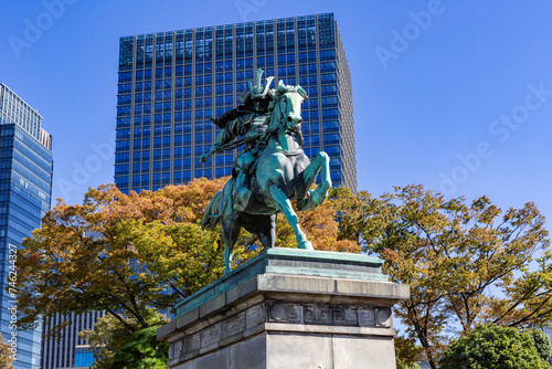 皇居外苑 楠木正成公像　東京都千代田区 photo