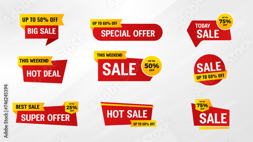 Discount Sale Banner vector template. special offer, big sale, final sale, flash sale background. Discount Promotion marketing poster design for web and Social.
