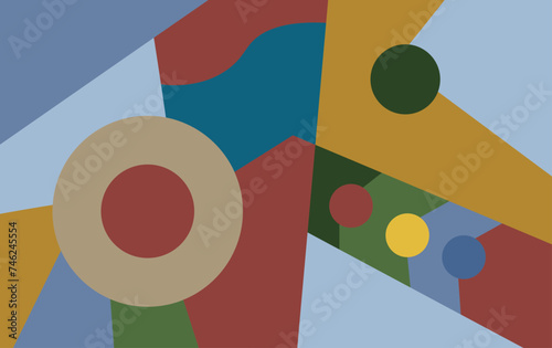 colorful abstract art for wall decoration