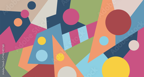 colorful abstract art for wall decoration