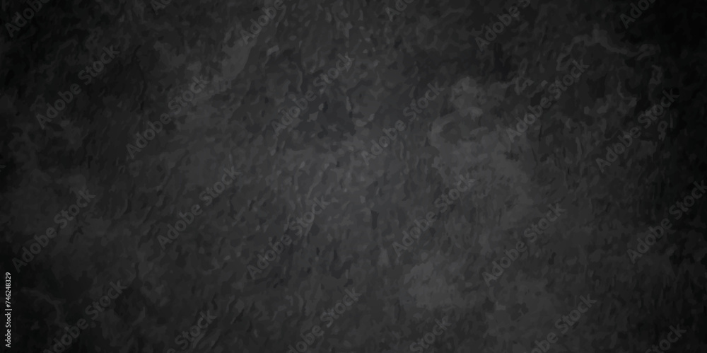 Dark black slate texture in natural pattern with high resolution for background wall. Black abstract grunge background. Dark rock texture black stone. Background of blank natural aged blackboard wall.