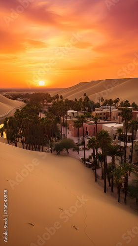 Huacachina, the Oasis Town: A Vibrant Mirage in the Heart of Peru's Sand Dunes