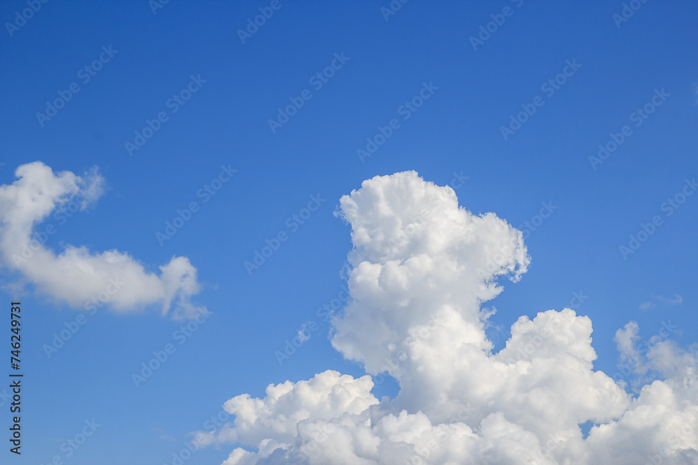 blue sky with cloud