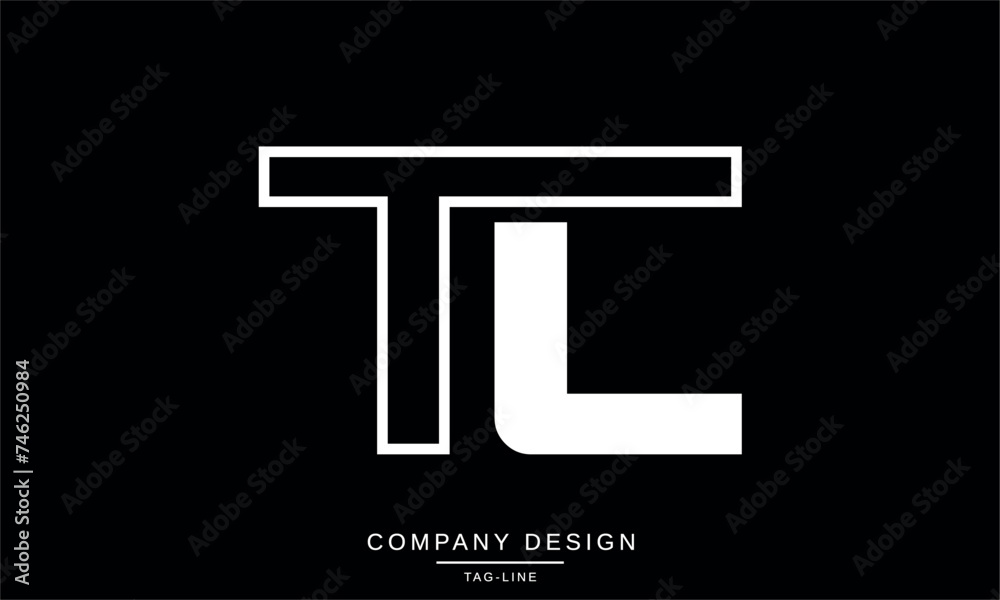 TC, CT Abstract Letters Logo Monogram TC, CT Abstract Letters Logo Monogram