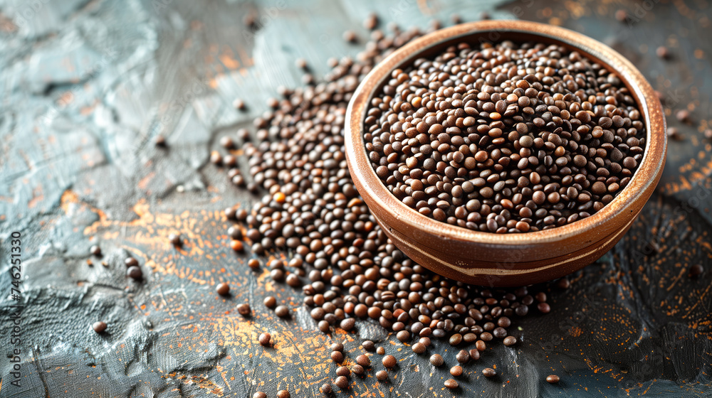 Black gram (urad dal) background Black gram (urad dal) background