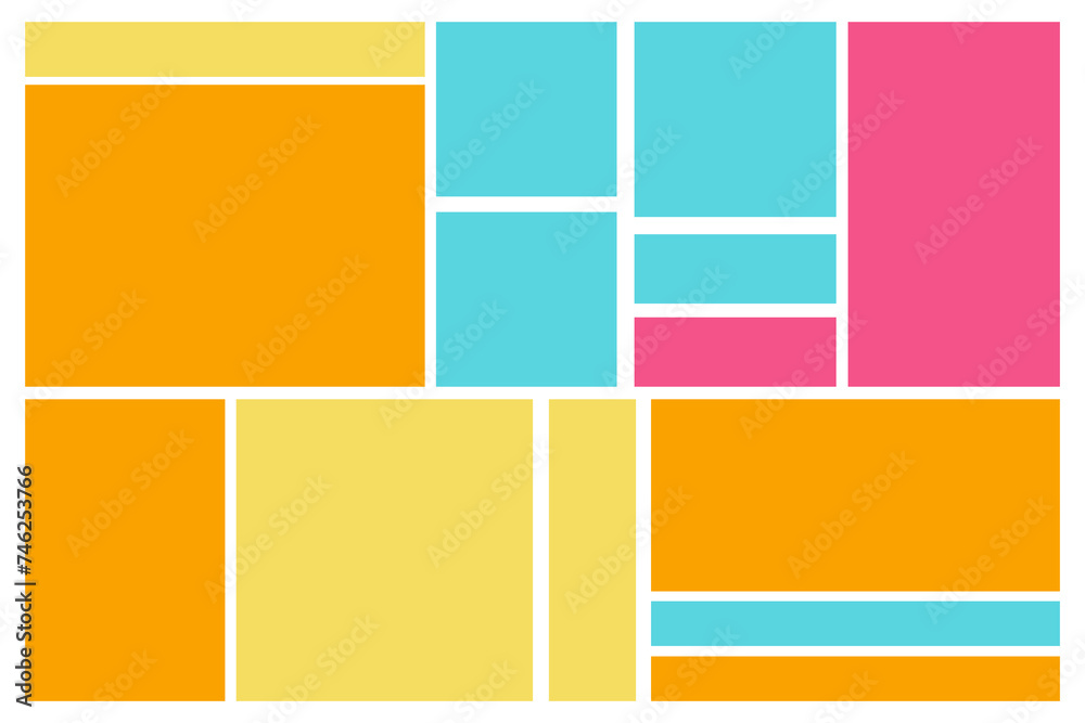 Vector Square Retro Colors Background Abstract for your Graphic Resource Design