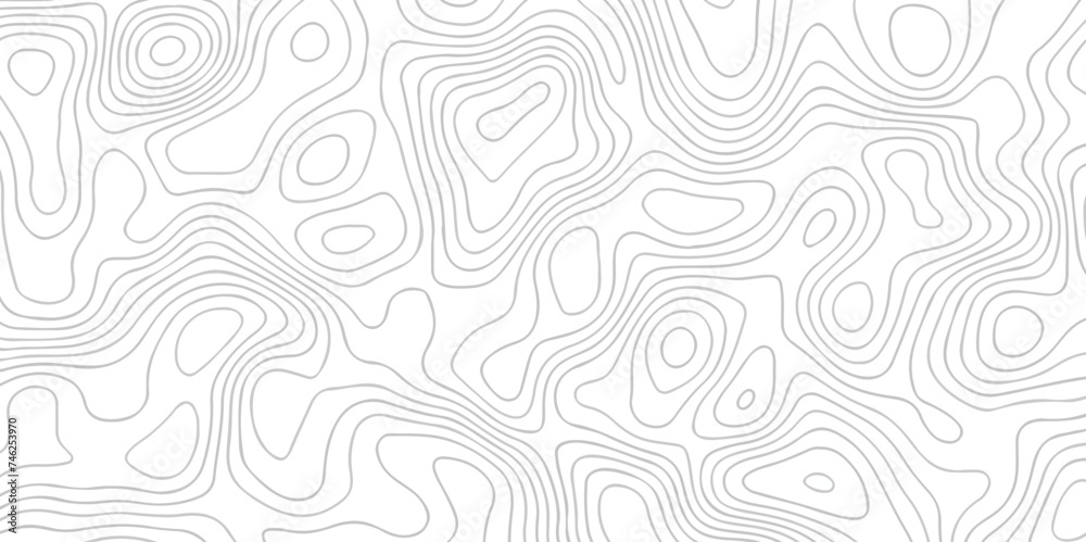 	
Black and white lines seamless Topographic map patterns, topography line map. Vintage outdoors style. The stylized height of the topographic map contour in lines and contours isolated on transparent