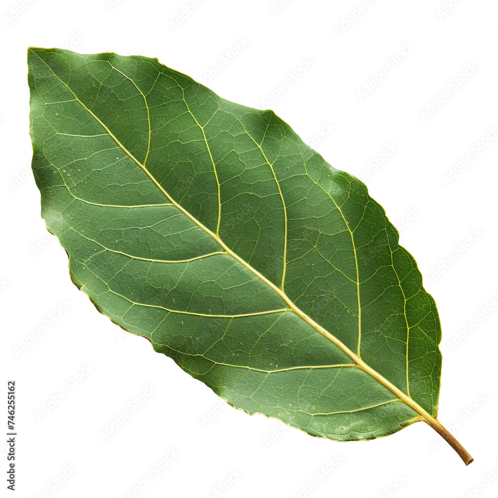 Bay leaf, transparent background, isolated image, generative AI Bay leaf, transparent background, isolated image, generative AI