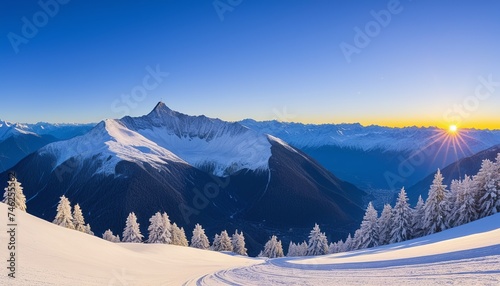 Majestic Panorama of Val d’Anniviers Walliser Alps photo