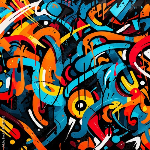 Graffiti pattern texture © ENDing Studio