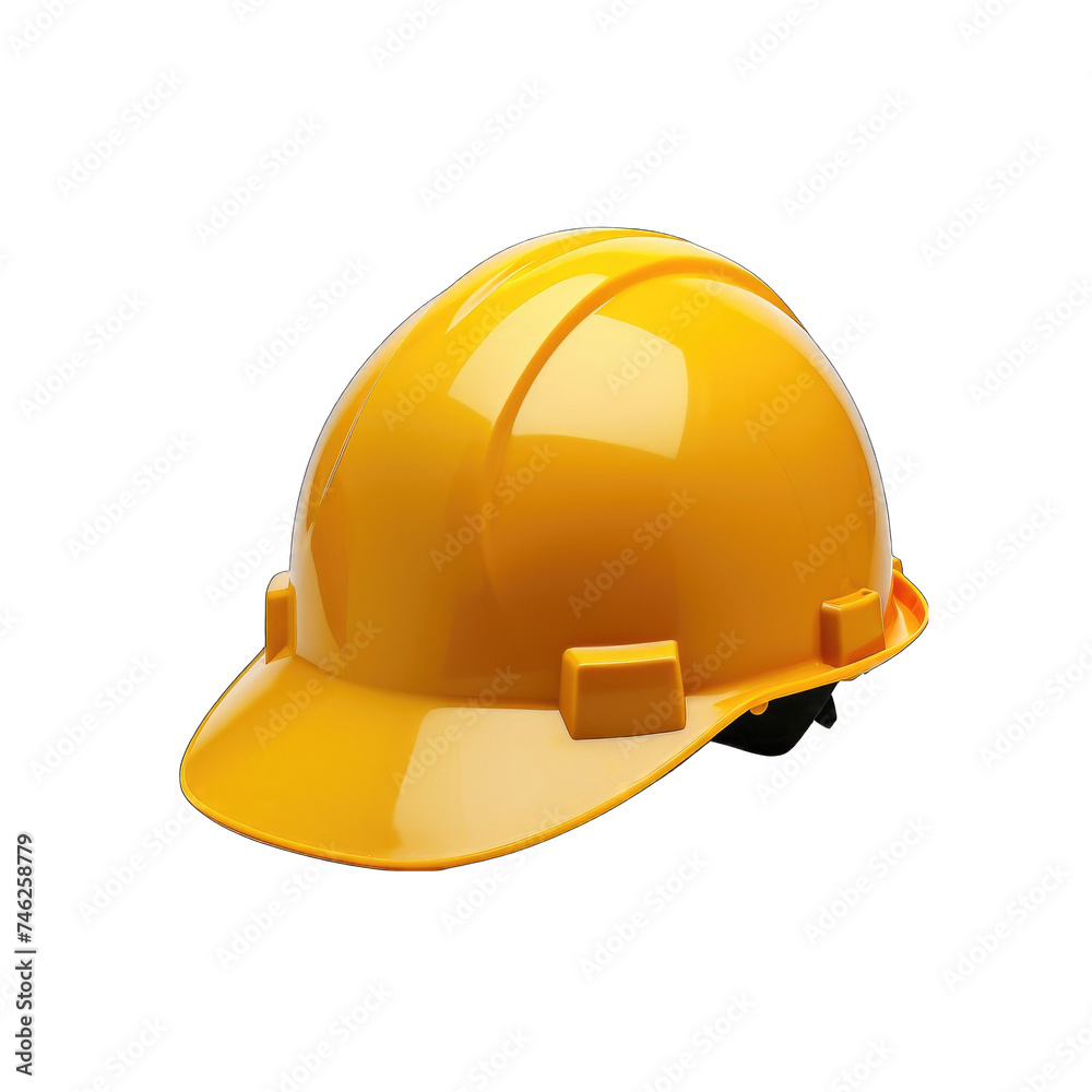 Fototapeta premium a yellow safety helmet png