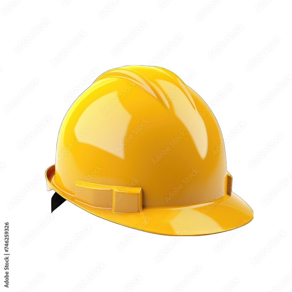 Fototapeta premium a yellow safety helmet png