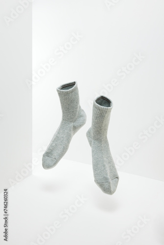 靴下 socks -グレー-