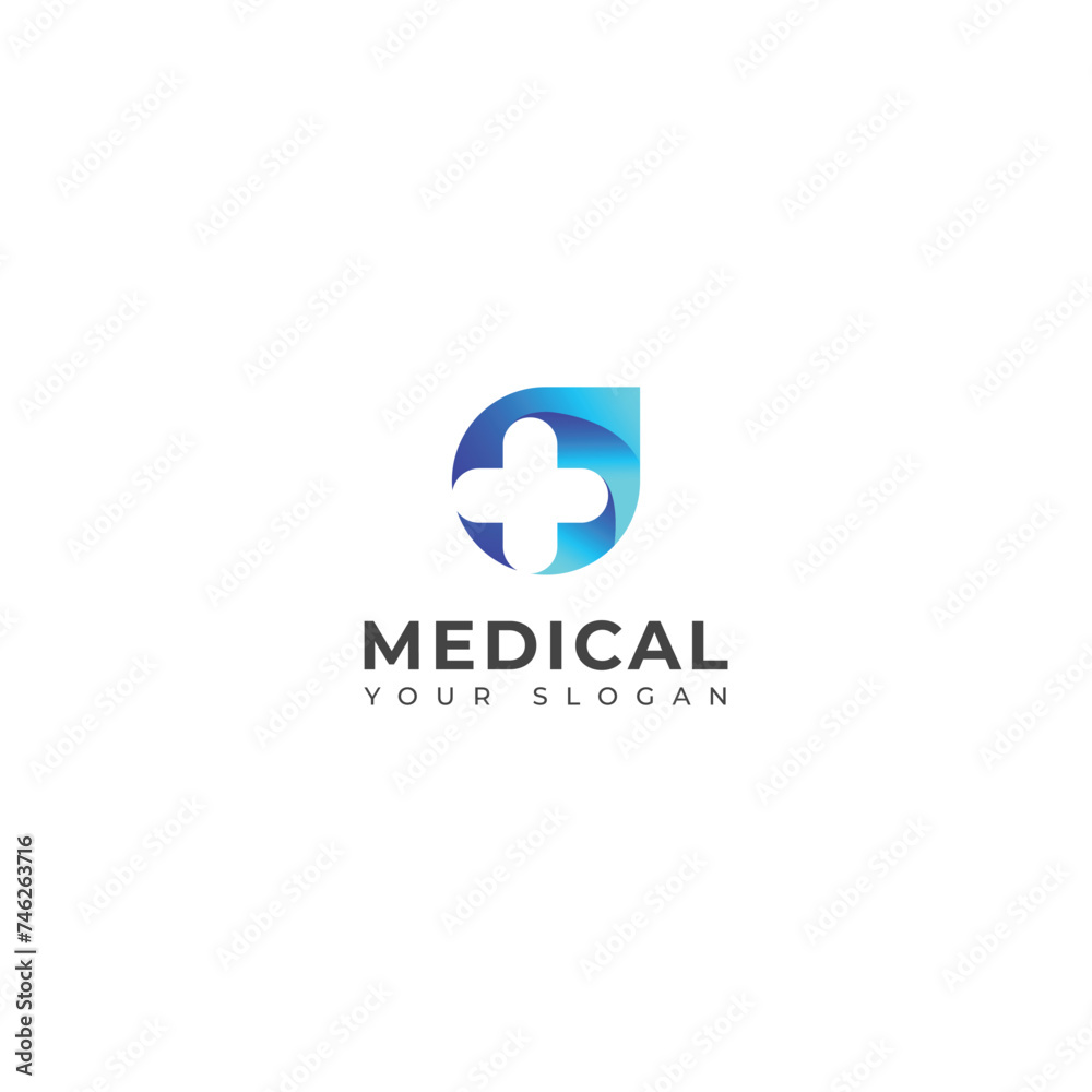 Creative Modern Medical Logo design.