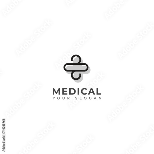 Creative Modern Medical Logo design.