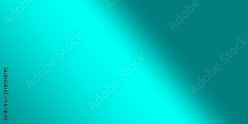 Soft dark blue green (aqua menthe) colour with light blue gradient on organic paper background. photo