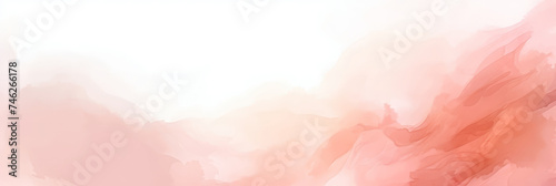 pink watercolor background, pink gradient color background, banner design.Soft pastel pink watercolour canvas. banner pink peach watercolor