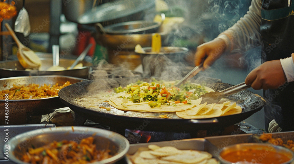 Cinco de Mayo Celebration: Close-Up Views of Mouthwatering Mexican Cuisine, Generative AI Cinco de Mayo Celebration: Close-Up Views of Mouthwatering Mexican Cuisine, Generative AI