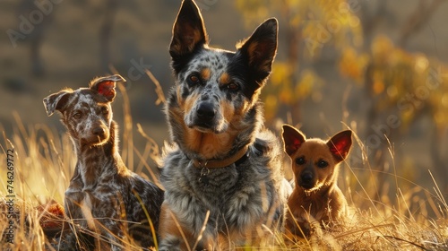 Australian Cattle Dog Family