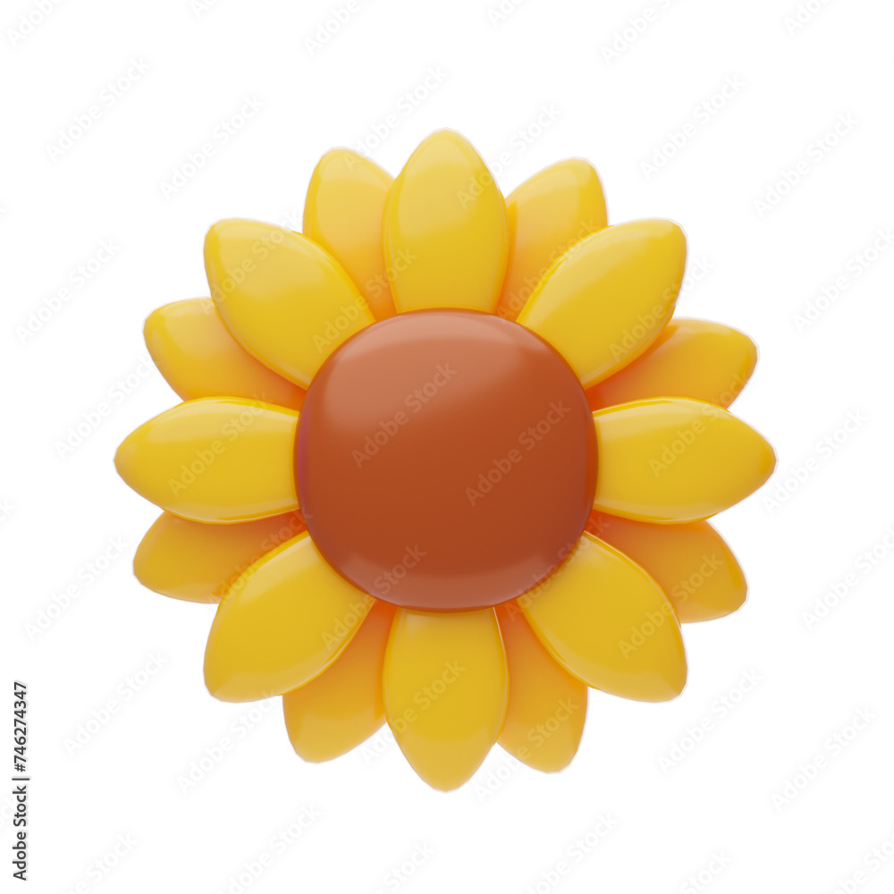 3D Sunflower Model Blooming Beauty Of Nature. 3d illustration, 3d element, 3d rendering. 3d visualization isolated on a transparent background 3D Sunflower Model Blooming Beauty Of Nature. 3d illustration, 3d element, 3d rendering. 3d visualization isolated on a transparent background