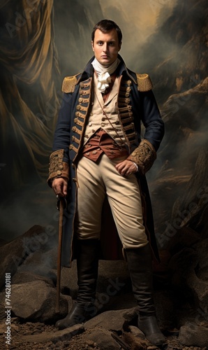 Napoleon Bonaparte: the charismatic military strategist and emperor © Ruslan Batiuk
