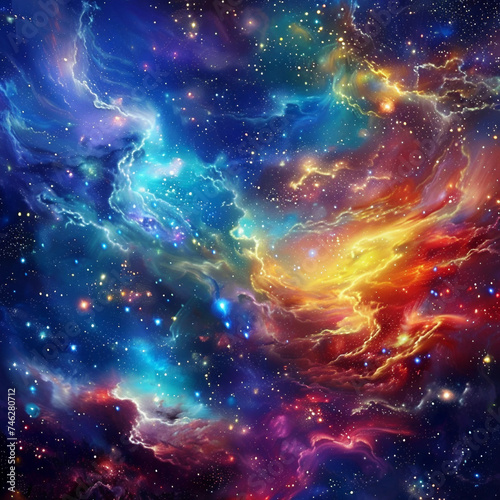 Canvas of the Cosmos  The Luminous Artistry of the Universe