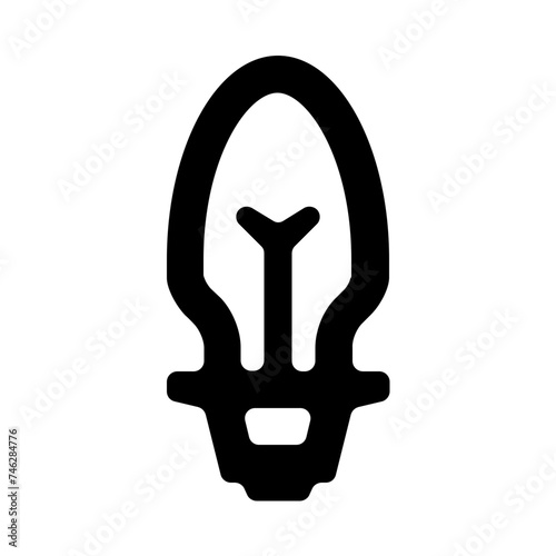 Led Lamp Lightbulb Line Icon