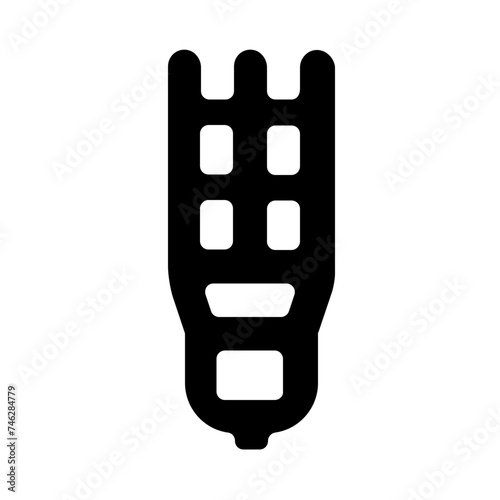 Fluorescent Led Lamp Lightbulb Line Icon