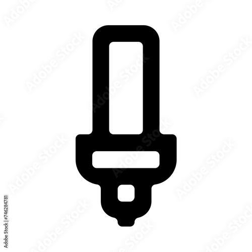 Led Lamp Lightbulb Line Icon