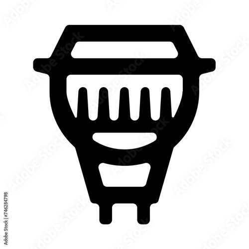 Led Lamp Lightbulb Line Icon