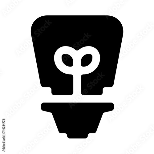 Led Lamp Lightbulb Solid Icon