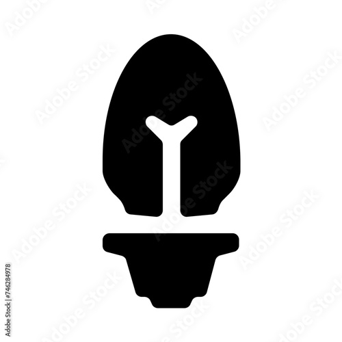 Led Lamp Lightbulb Solid Icon