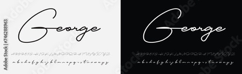 Font Handwritten Signature Brush Font Type Font lettering handwritten