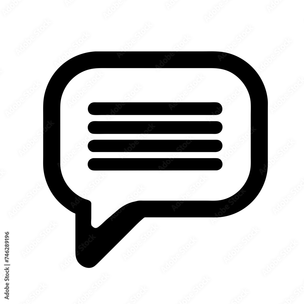 speech bubble icon
