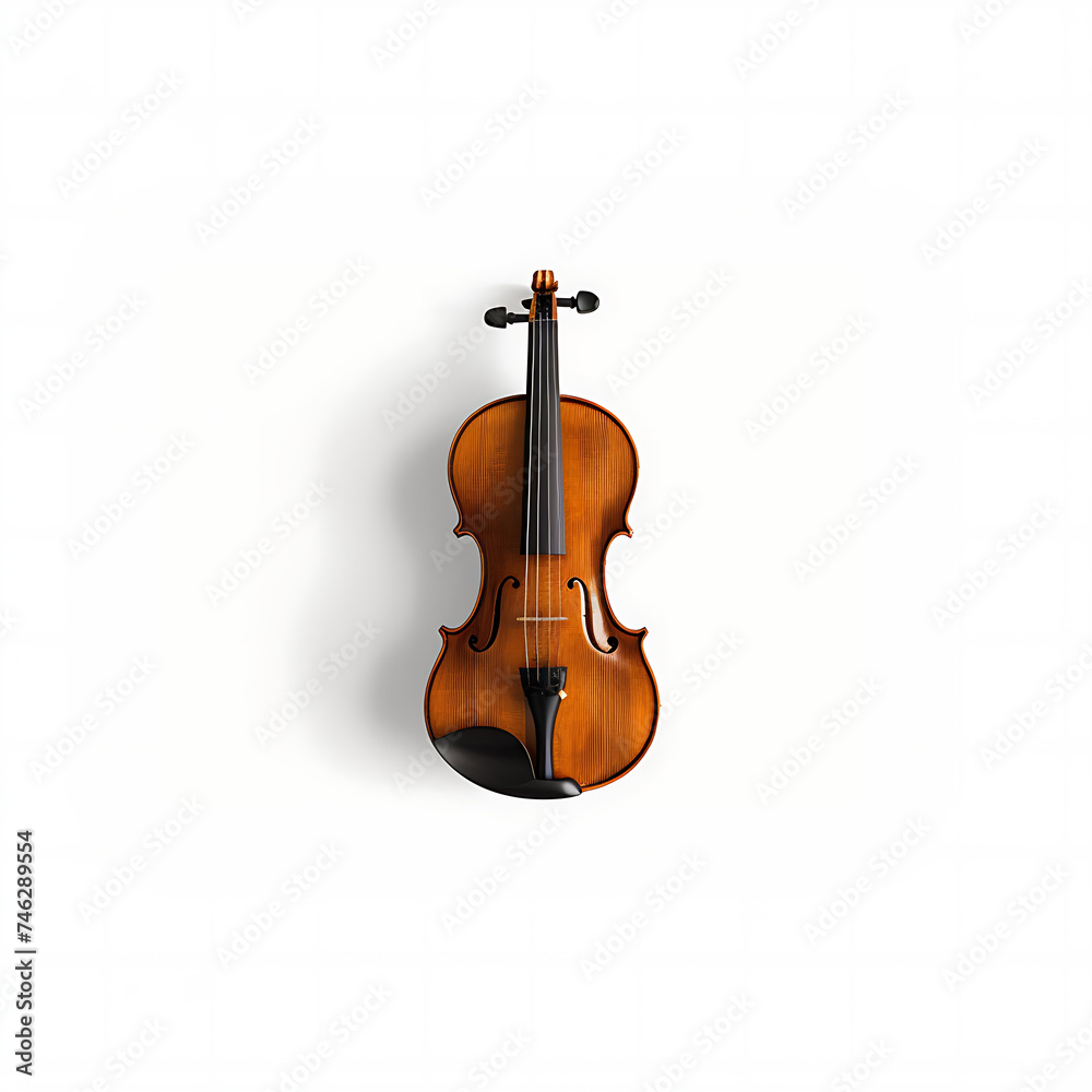 Fototapeta premium violin isolated on white