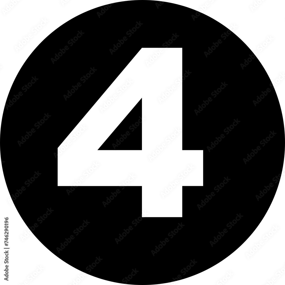 Obraz premium Button numbers. Number, from 1 to 9 PNG