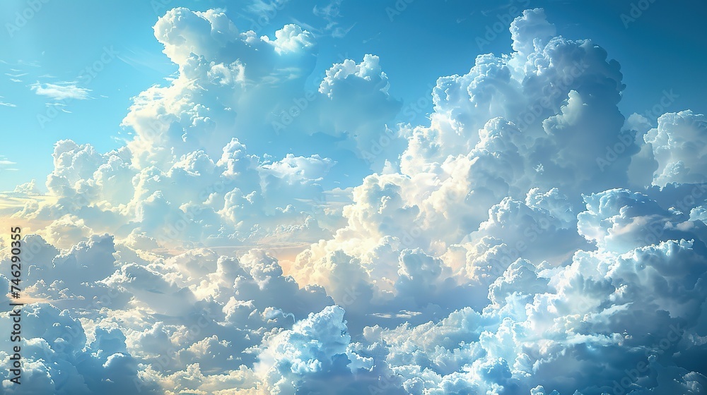 Sky and clouds.Beatiful sky with comolus clouds.illustrating the beauty of atmospheric phenomena.partly clear sky during the day. Sky and clouds.Beatiful sky with comolus clouds.illustrating the beauty of atmospheric phenomena.partly clear sky during the day.
