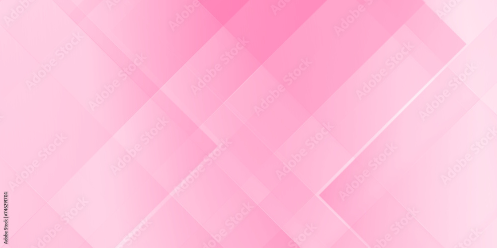Pink background with gradient pink abstract geometric lines, soft pastel pink gradient abstract geometric pattern, abstract pink paper cut shape background with seamless modern lines.	