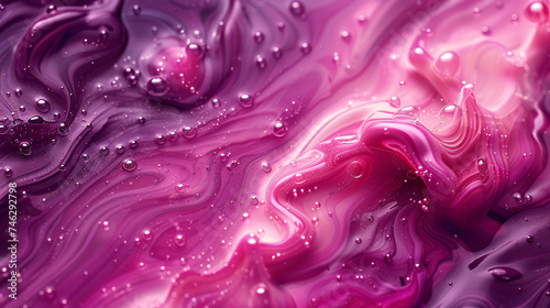 Liquid abstract background with three-dimensional.