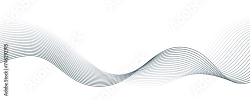 Wave Element design vector image for graphic design decoration or backdrop design