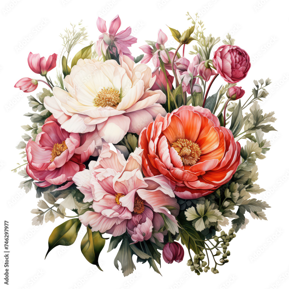 Bouquet of flowers for a special Valentine's day celebration perfect wedding Bouquet of flowers for a special Valentine's day celebration perfect wedding