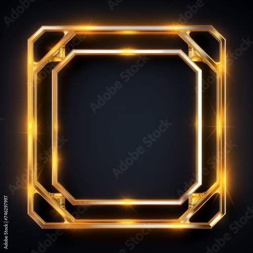 Neon Square Frame