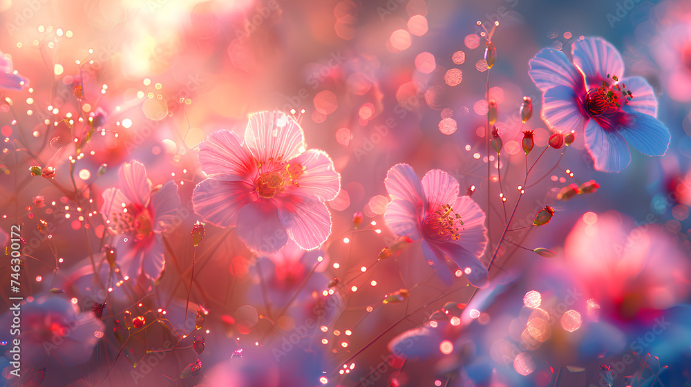 flowers close up beautiful colors and soft light flowers close up beautiful colors and soft light