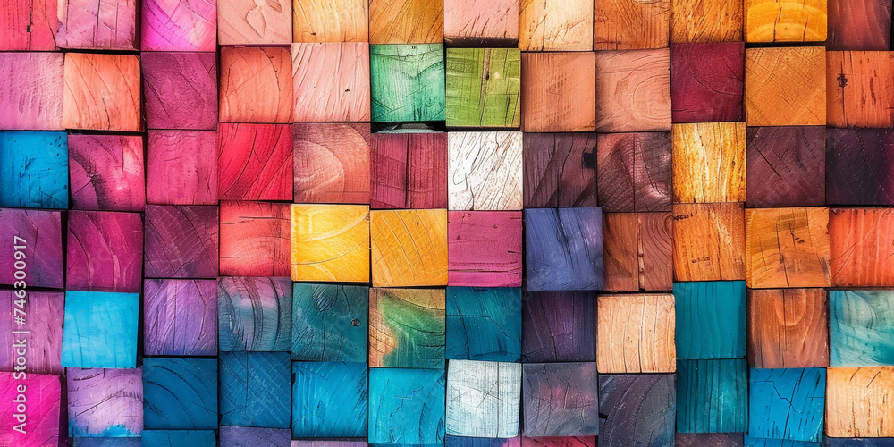 colorful wooden blocks arranged in a pattern background, abstract background wallpapers, rainbow wood blocks background,geometrics,Black yellow red blue green pink teal beige orange gold 3d wooden colorful wooden blocks arranged in a pattern background, abstract background wallpapers, rainbow wood blocks background,geometrics,Black yellow red blue green pink teal beige orange gold 3d wooden
