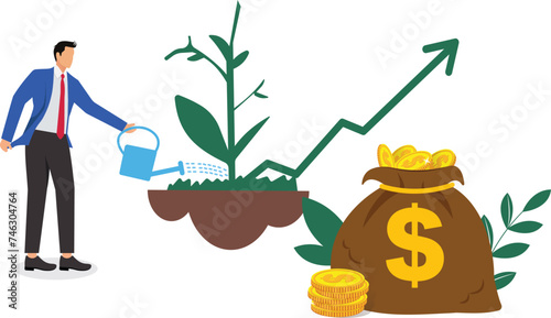 Growth, Arrow Symbol, Aspirations, Author, Breaking New Ground, Businessman
