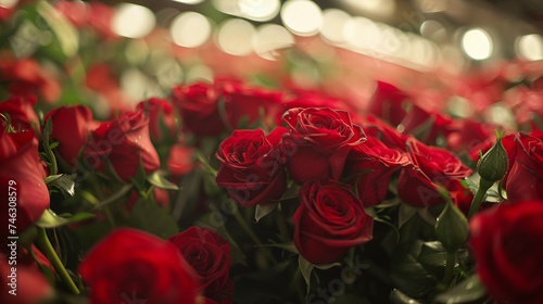 Anniversary Roses  Romantic Bouquet for Love and Devotion  Generative AI
