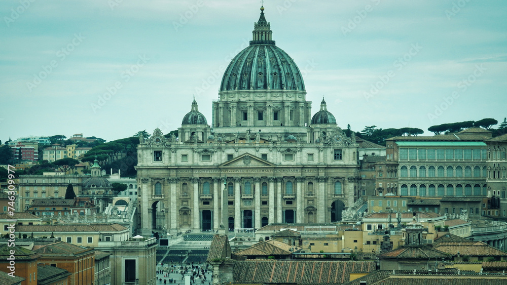 saint peters basilica, vatican city, rome, italy
